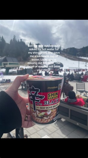 It’s 2026 and still getting side eye 😒. Still enjoyed my noodles tho. #shinramen #noodles #koreanfood #ramen #fyp