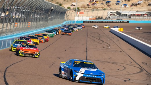 NASCAR lineup after qualifying at Phoenix. TV time, channel