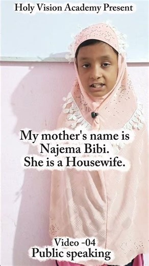 Introduce yourself | Public speaking | Spoken English practice | Holy Vision Academy