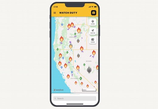 Watch Duty wildfire map: App helps track blazes, find shelter. What to know.