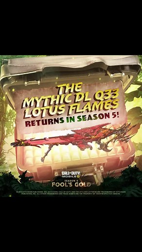 MYTHIC DLQ - LOTUS FLAME RETURN 🔥 CODM SEASON 5