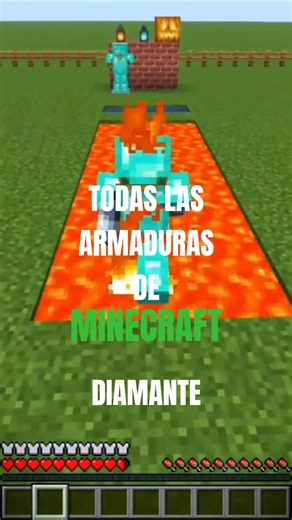 PROBÉ TODAS LAS ARMADURAS DE MINECRAFT Y ESTO PASÓ #gaming #minecraft #viral