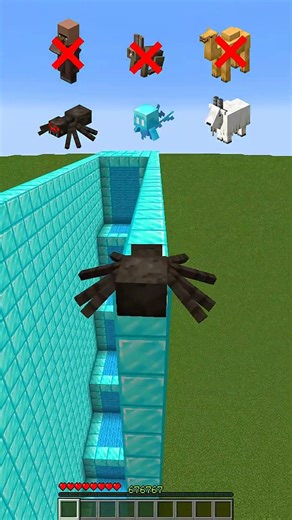 Minecraft Mob Challenge: Who Can Reach the Top? 🏆 #minecraft #shorts #fyp