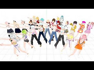 【MMD PRACTICE #6】25 models test