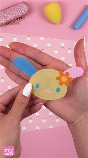 Make this DIY U*SA*HA*NA Compact Mirror! #Sanrio #Usahana