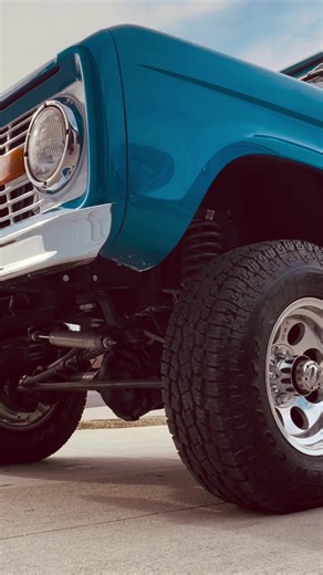 1971 Gen 1 Bronco and 1996 Portofino Blue