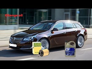 Como cambiar el aceite y el filtro de aceite de un OPEL Insignia • Sport Tourer 2.0 CDTI DPF 16V