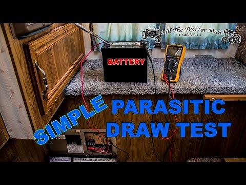 RV / Camper parasitic draw test How to