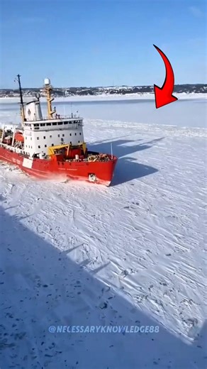 How Ships Break Through Solid Ice Like It’s Nothing