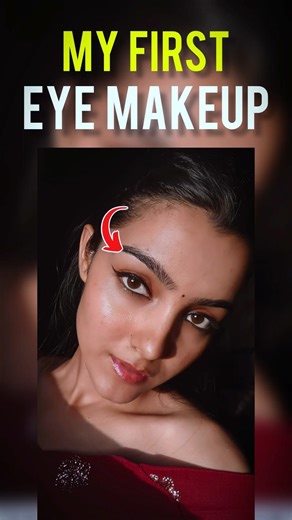 My First Step to Modeling 😍 Learning Eye Makeup! #shorts #makeup #viral #model