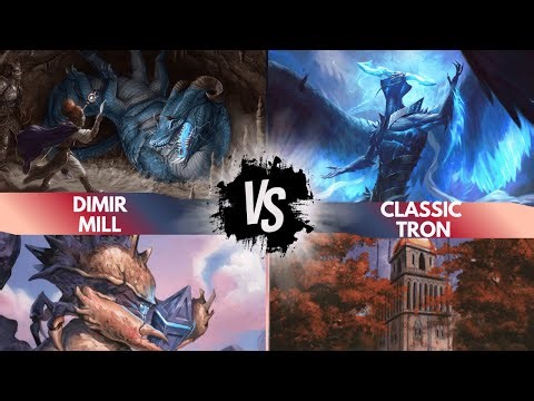 Dimir Mill vs Tron | Modern MTG Paper Gameplay