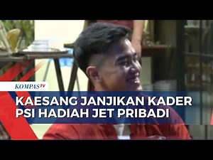 Kelakar Kaesang Beri Hadiah Jet Pribadi ke Kader PSI yang Menangkan RK-Suswono