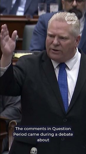 Premier Ford apologizes after hurling personal insult at Liberal MPP