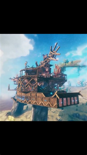 Epic Sky Mansion #2025 #shorts #short #shortvideo #mansion #valheim #building #sky #gaming