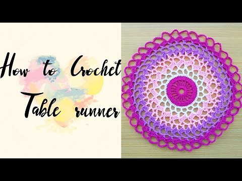 How to Crochet a Round Table Runner (3)