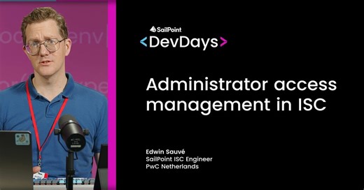 Administrator access management in ISC