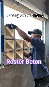 Roster beton atau roster dinding. #roster #arsitektur #inspiration #rumahidaman #likeabosch