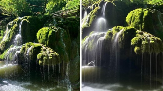 Cascada Bigăr se regenerează, după ce o bucată mare de calcar s-a prăbușit în 2021. Cum arată acum obiectivul turistic