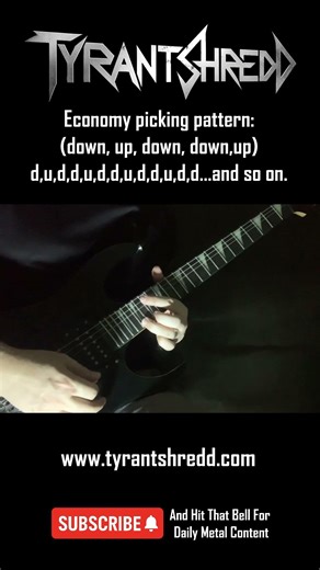 Looking for effortless and fast playing? Try This Economy Picking Guitar Lesson 🎸