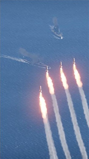 P700 Granit barrage destroys Kirov cruiser #P700 #Granit #Kirov #Cruiser #Naval #Combat #Strike #Sim