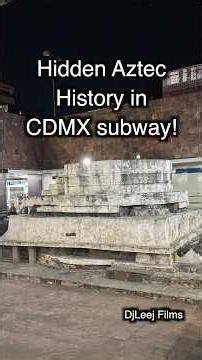 600 Year Old Aztec Pyramid Discovered in Mexico City Subway Station!