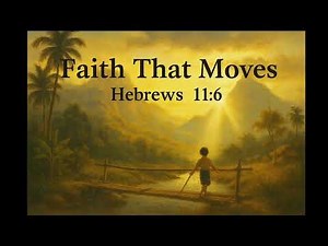 Faith That Moves - song inspired by Hebrews 11:6
