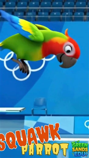 Safari Animal Diving Song 🎵 Wild Animal Sounds Song for Toddlers 🎶 Snake, Hyena, Parrot, Vulture 🐍🐺🦜