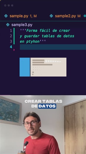 linkfy on Instagram: "Crea tablas CSV en Python usando diccionarios #python #programacion #javascript #tech #tecnologia #html #ingenieria #antiprofe #tips"