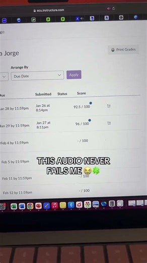 y’all better use this audio too 🍀 #study #exams