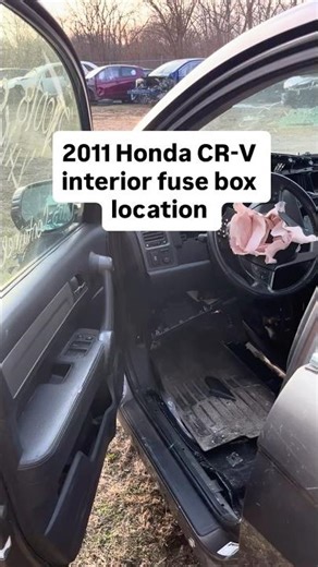 2011 Honda CR-V interior fuse box also called junction box location on car