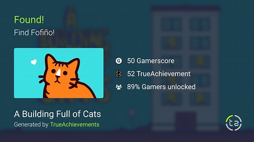 Found! achievement in A Building Full of Cats
