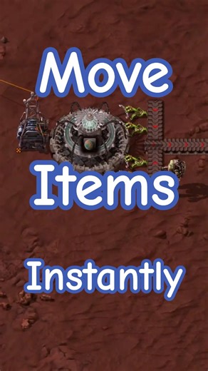 ITEM TELEPORTER !!!! #factorio #factoriospaceage