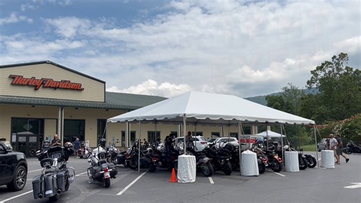1.6K views · 38 reactions | It’s our big  TENT EVENT  this weekend here at Harley-Davidson of Asheville! 100 pre-owned Harleys are IN STOCK and READY TO GO with Harley Finance standing by for EASY APPROVALS and we’ll take ANYTHING on trade! PLUS a sidewalk sale Saturday featuring 50% OFF End-of-Season Motorclothes & food trucks on Saturday & Sunday for lunch! Everyone rides this weekend HERE at H-D of Asheville! | Harley-Davidson of Asheville | Facebook