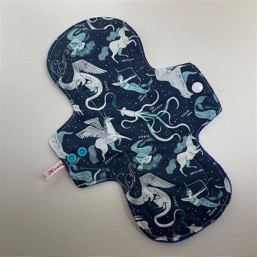 Mythical Constellations Reusable Cloth Menstrual Pad, Organic Cotton - Etsy