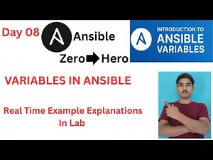 Day-08 | Variables In Ansible | How Ansible Variables work | Hands-on using Ansible Variables