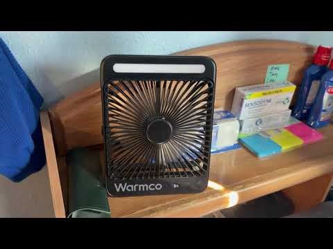 Box fan as a camping fan