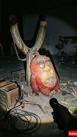 abandoned angry birds set