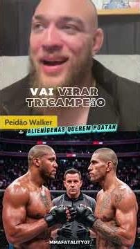 Valter Walker soltou a resenha do ano!Se o Poatan ganhar na Casa Branca, os alienígenas vão buscar