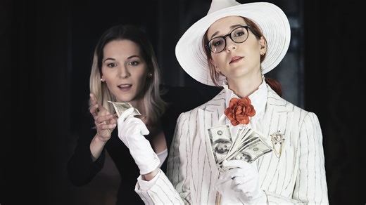 After all the behind-the-scenes posts, we couldn’t resist sharing the finished video again ❤️ “I Bought Myself a Politician” available on our album WHY? (2022) https://monalisa-twins.com/product/why-album-cd/ | MonaLisa Twins