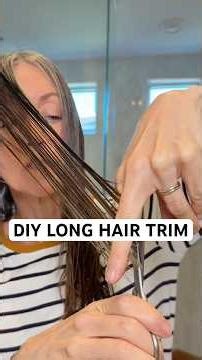 How I trim my hair at home