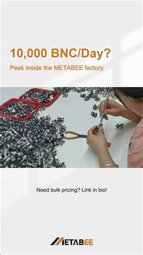 BNC Female Connector: High-Speed Automated Production Line