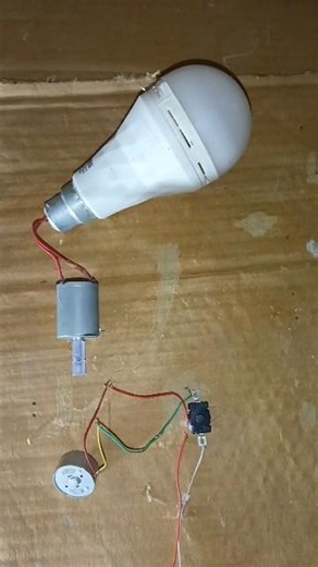 2 DC Motor Generator Experiment | LED Bulb Test • new project