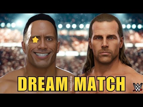 🔥 THE ROCK vs SHAWN MICHAELS 💥 DREAM MATCH WAR!! 😱 WWE 2K25