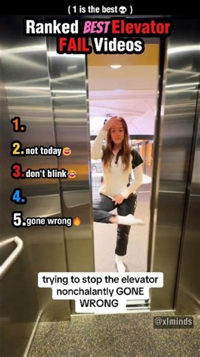 Ranked best Elevator FAIL Videos