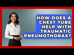 How Does A Chest Tube Help With Traumatic Pneumothorax? - First Response Medicine