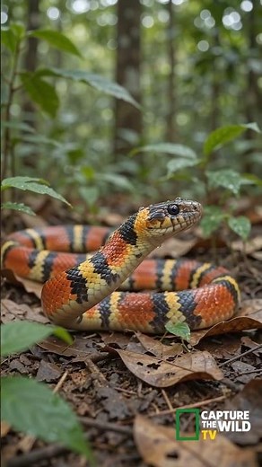 Meet the Deadly Coral Snake Nature's Silent Hunter!