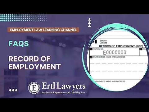 Record of Employment FAQs