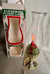 Vtg Beacon Flickering Flame Christmas Lamp 13” Tall Electric Plug in Indoor Use - Etsy