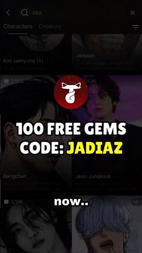 More FREE Idol Fancalls! Use Code 'JADIAZ' for 100 Free Gems! #TipsyChat
