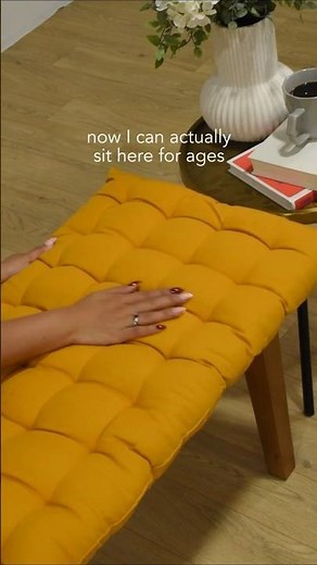 How to Make Your Dining or Garden Benches Instantly Comfier | Plush, Pure Cotton Bench Cushions